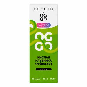 ElfLiq X Oggo Sour Salt - Кислая Клубника Грейпфрут