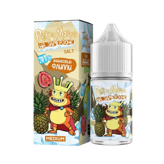 Жидкость Rick And Morty На Замерзоне - Гуава Ананас Жидкость Rick And Morty На Замерзоне - Гуава Ананас