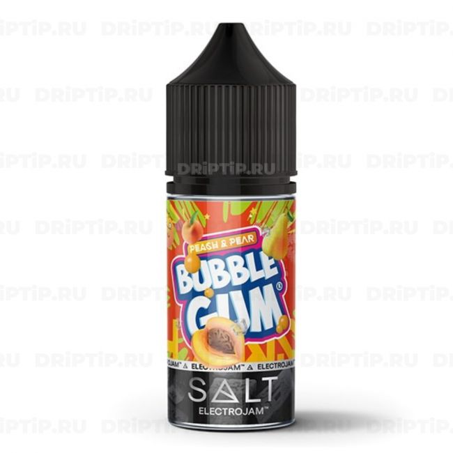 Жидкость Electro Jam Salt - Peach & Pear Bubblegum Жидкость Electro Jam Salt - Peach & Pear Bubblegum