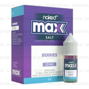 Naked 100 Max Salt - Ice Berries Naked 100 Max Salt - Ice Berries