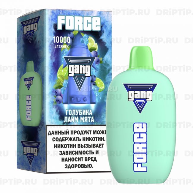 Gang Force 10000 - Голубика Лайм Мята Gang Force 10000 - Голубика Лайм Мята