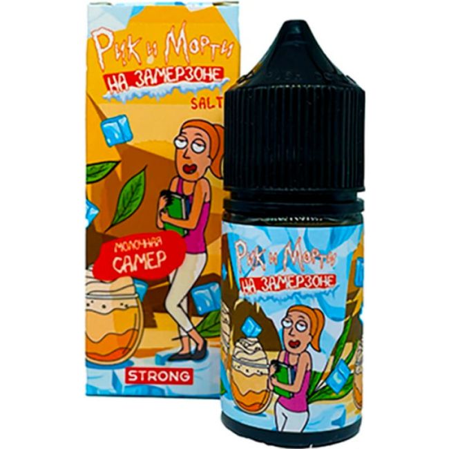 Жидкость Rick And Morty На Замерзоне - Молочный Улун Жидкость Rick And Morty На Замерзоне - Молочный Улун