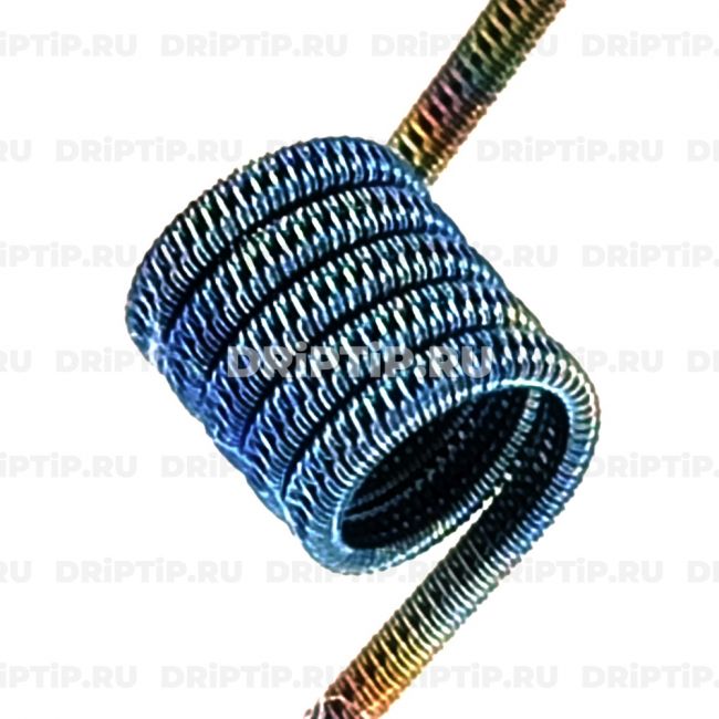 Staggered 2*025 нихр, 2,5мм, 5 витков, 0.65 ом MTL Staggered 2*025 нихр, 2,5мм, 5 витков, 0.65 ом MTL