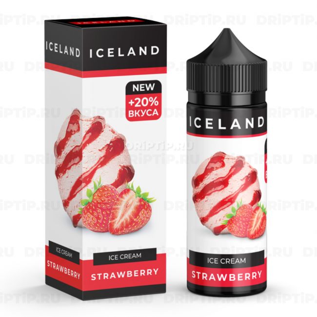 Жидкость Iceland Ice Cream - Strawberry Жидкость Iceland Ice Cream - Strawberry