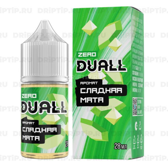 Жидкость Duall Zero - Сладкая мята Жидкость Duall Zero - Сладкая мята