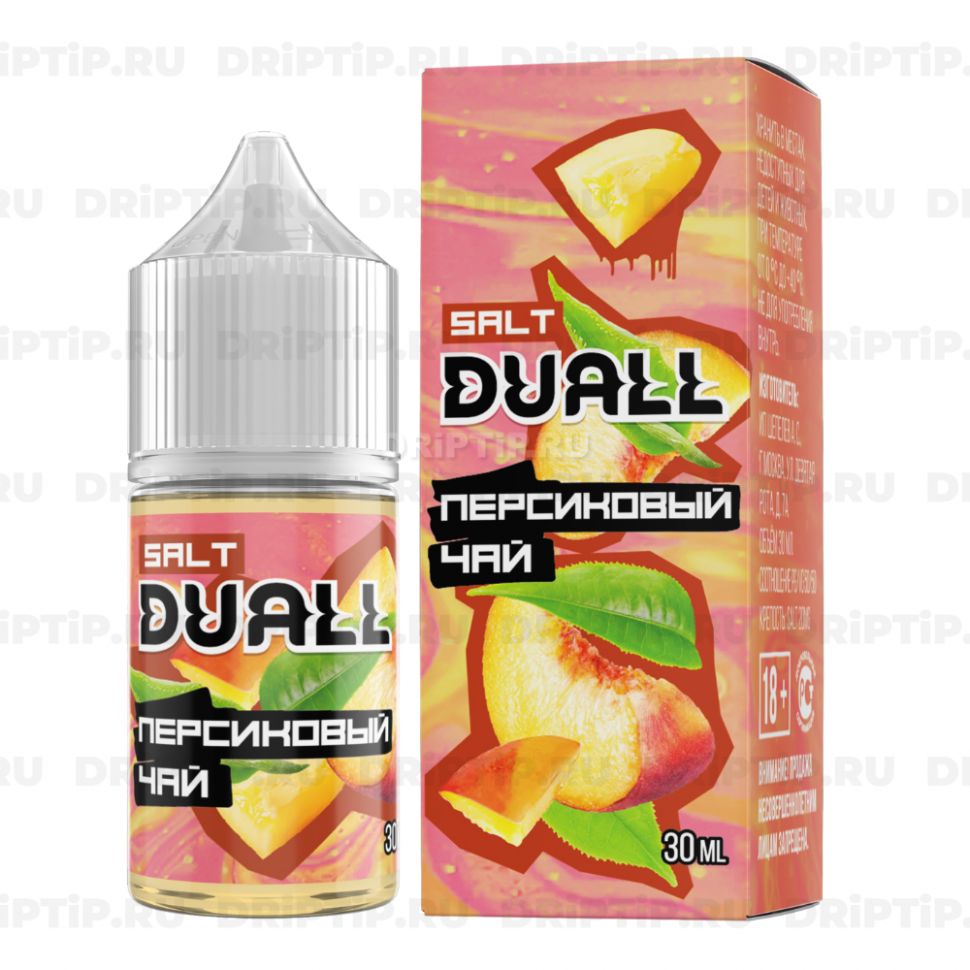 Жидкость Duall Salt - Персиковый Чай