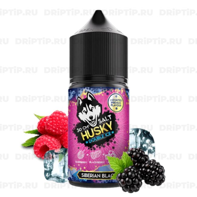 Жидкость Husky Import Double Ice - Siberian Black (конструктор) Жидкость Husky Import Double Ice - Siberian Black (конструктор)