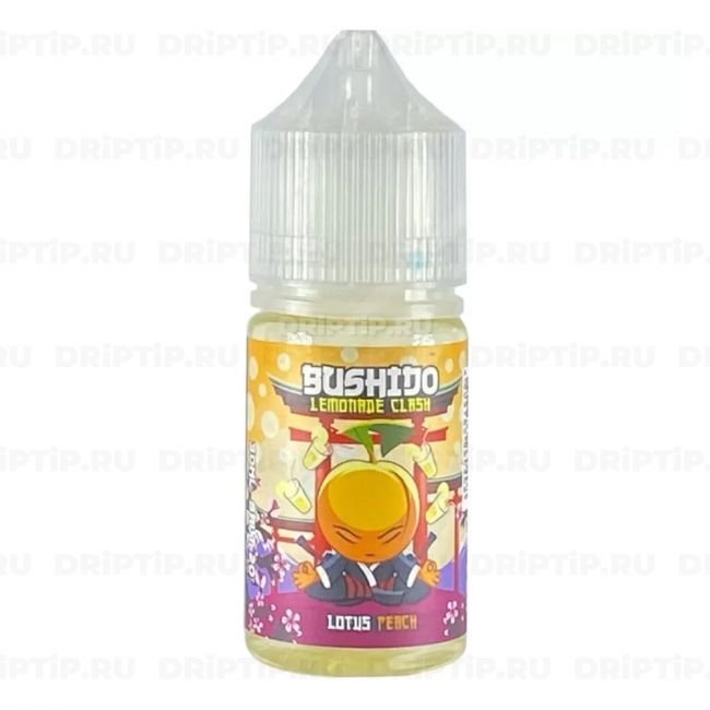 Жидкость Bushido Lemonade Clash Salt - Lotus Peach 