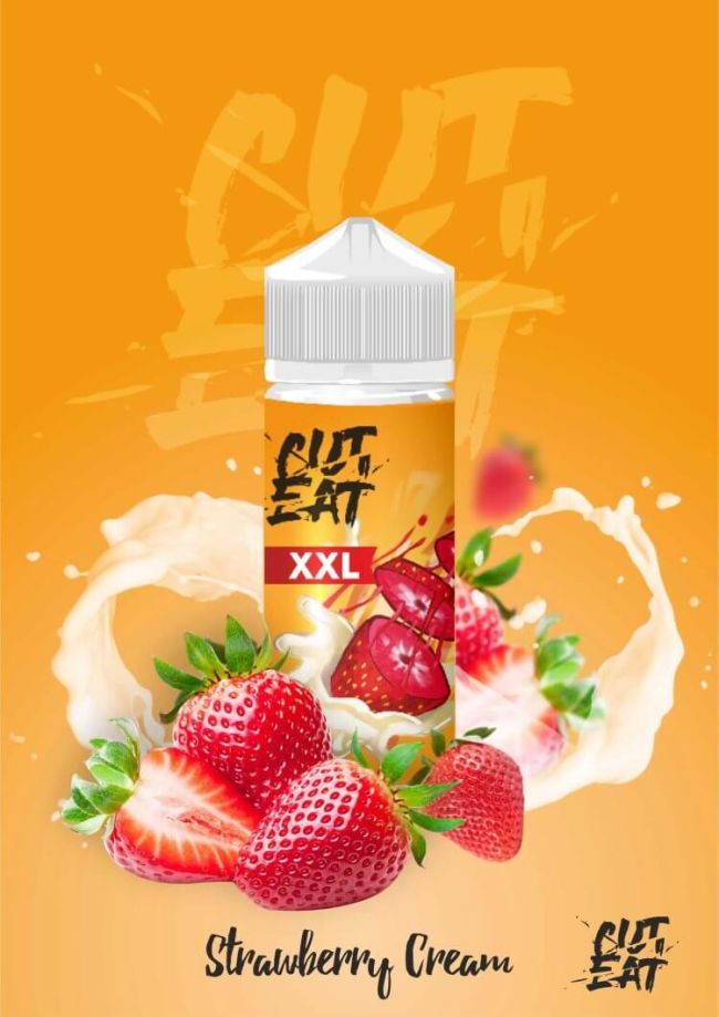 CUT EAT Strawberry Cream 0mg, 120ml CUT EAT Strawberry Cream 0mg, 120ml