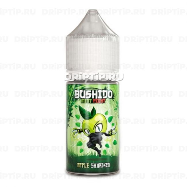 Жидкость Bushido Mint Fight Salt - Apple Shuriken Жидкость Bushido Mint Fight Salt - Apple Shuriken