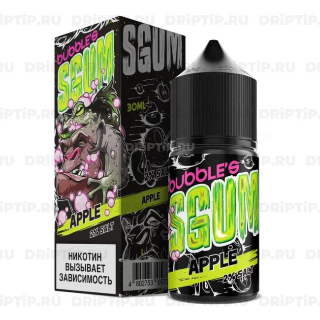 Bubbles SGUM Salt - Яблочная Жвачка Bubbles SGUM Salt - Яблочная Жвачка