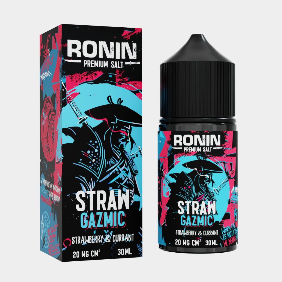 Жидкость RONiN Premium Salt - Strawgazmic