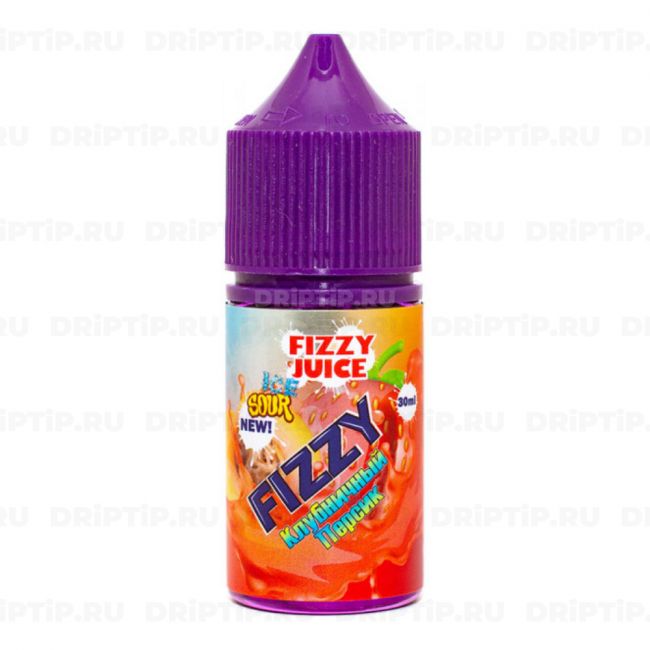 Fizzy Juice Ice Sour Salt - Клубничный Персик Fizzy Juice Ice Sour Salt - Клубничный Персик