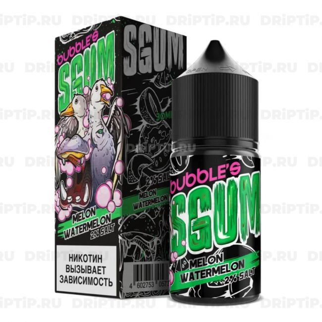 Bubbles SGUM Salt - Арбузно-Дынная Жвачка Bubbles SGUM Salt - Арбузно-Дынная Жвачка