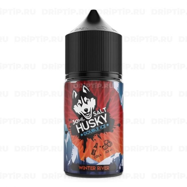 Жидкость Husky Double Ice Salt - Winter River Жидкость Husky Double Ice Salt - Winter River