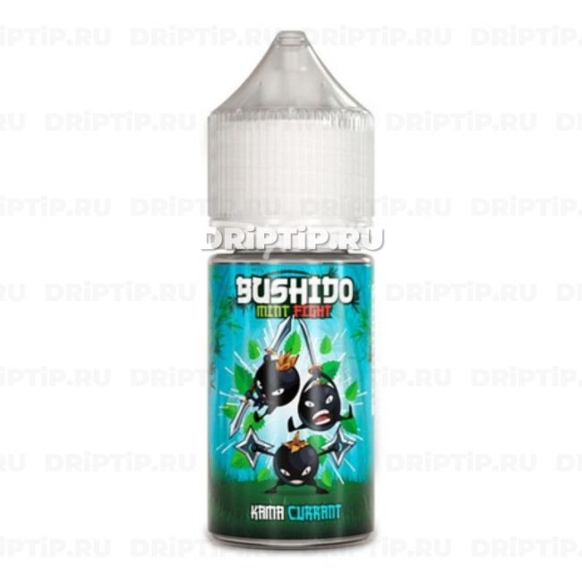 Жидкость Bushido Mint Fight Salt - Kama Currant 