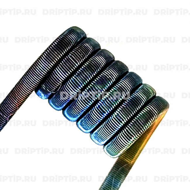 Fused Clapton 2*0,4NiCr+0,1NiCr, 3 мм, 7 витков, 0.14-0.16 ом Плата Fused Clapton 2*0,4NiCr+0,1NiCr, 3 мм, 7 витков, 0.14-0.16 ом Плата