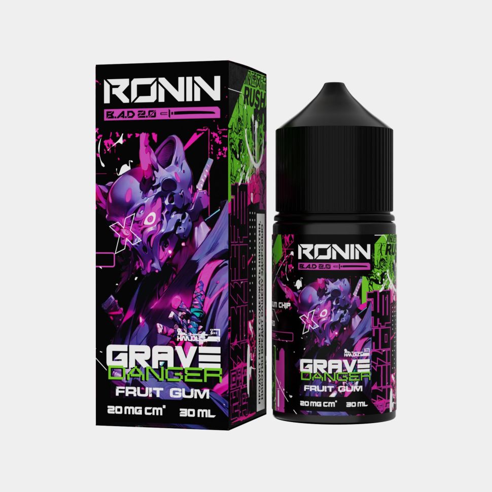 Жидкость RONiN BAD v2 Salt - Grave Danger