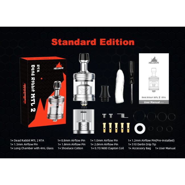 Hellvape Dead Rabbit MTL 2 RTA - обслуживаемый бак