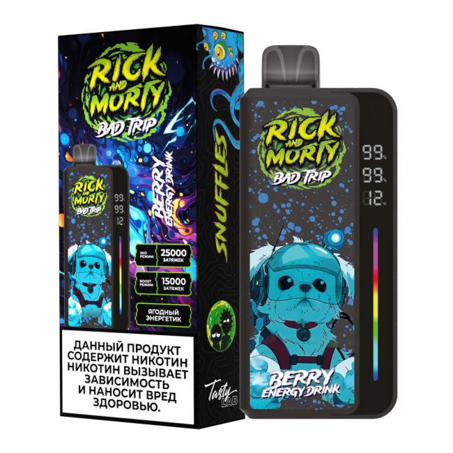 Rick and Morty Bad Trip 25000 - Ягодный Энергетик Rick and Morty Bad Trip 25000 - Ягодный Энергетик