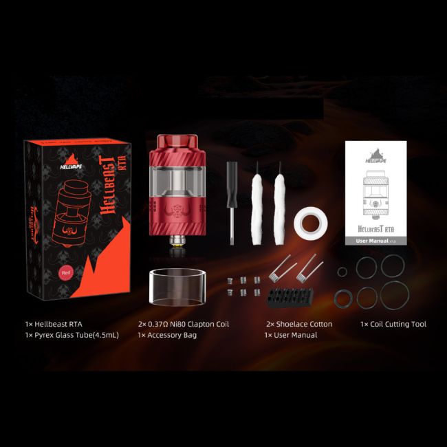 Hellvape Hellbeast RTA - обслуживаемый бак Hellvape Hellbeast RTA - обслуживаемый бак