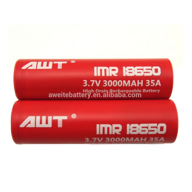 Аккумулятор AWT IMR 18650 40A 3000mah Аккумулятор AWT IMR 18650 40A 3000mah