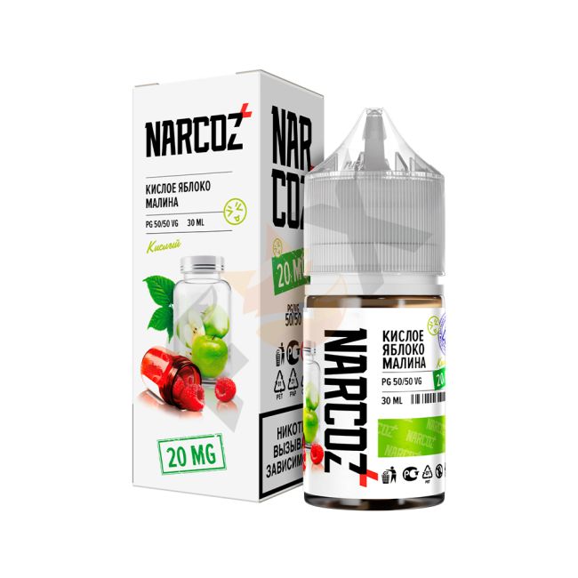 Жидкость Narcoz Salt - Кислое Яблоко Малина Жидкость Narcoz Salt - Кислое Яблоко Малина