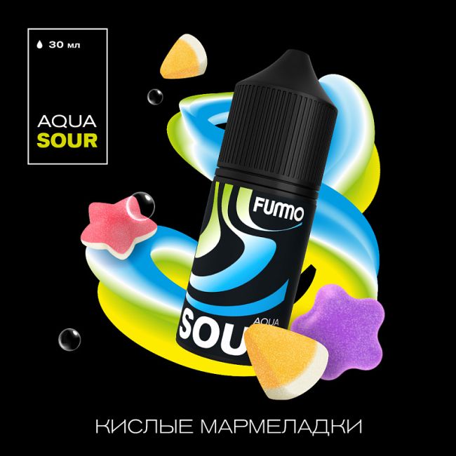 Жидкость Fummo Aqua Sour Salt - Кислые Мармеладки 