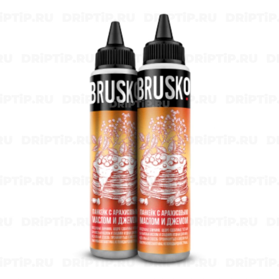 Жидкость Brusko - Панкейк с арахисовым маслом и джемом из бузины 