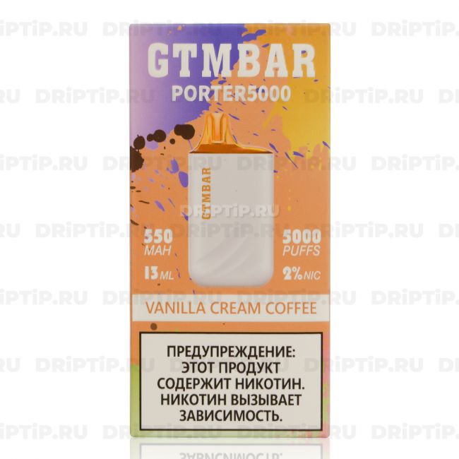 GTM BAR Porter 5000 - Vanilla Cream Coffee
